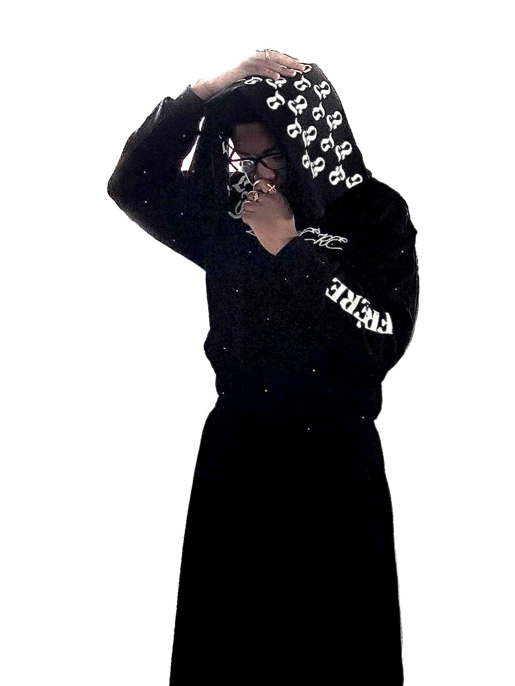 LEE FRÈRE MIDNIGHT Crystal Hoodie