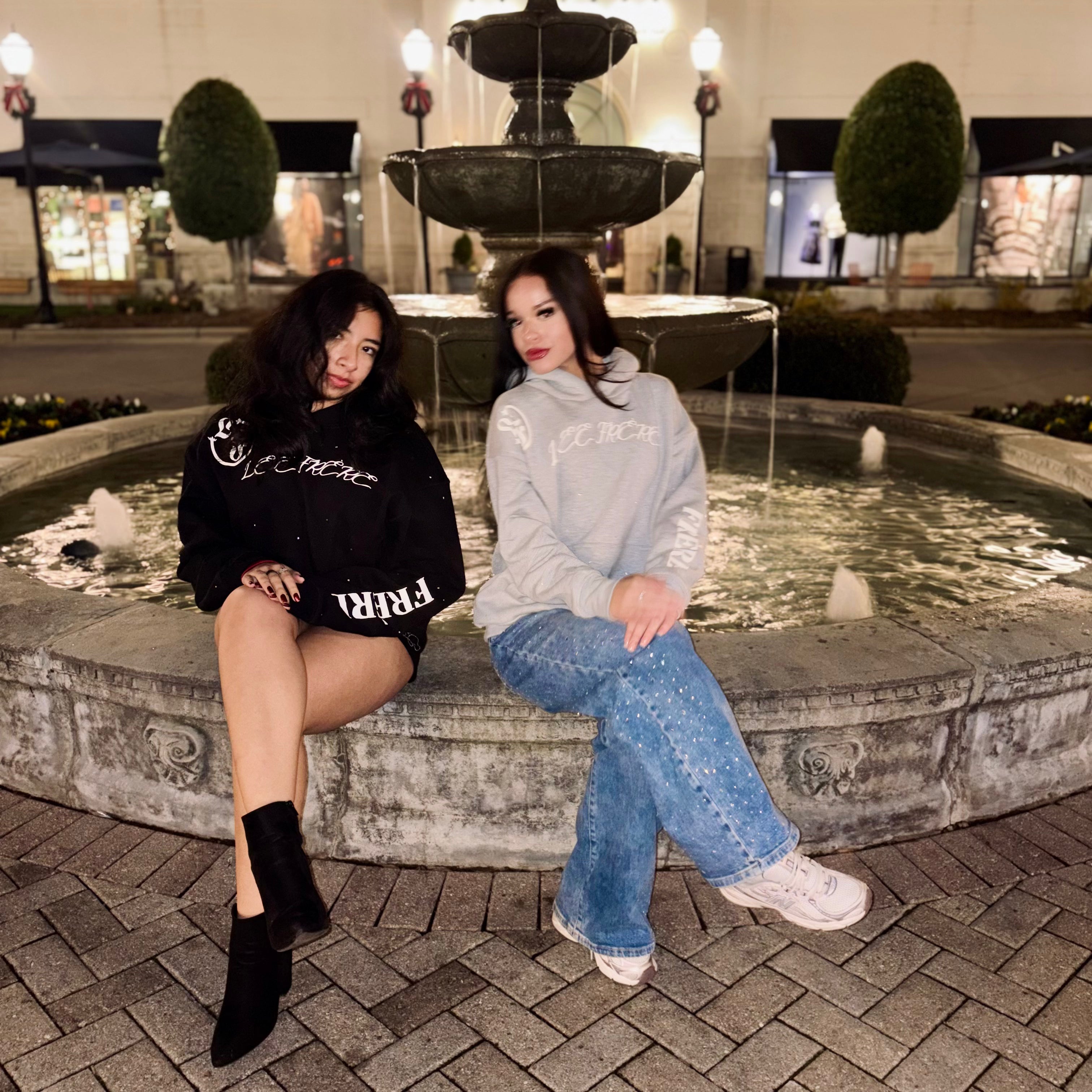 LEE FRÈRE MIDNIGHT Crystal Hoodie