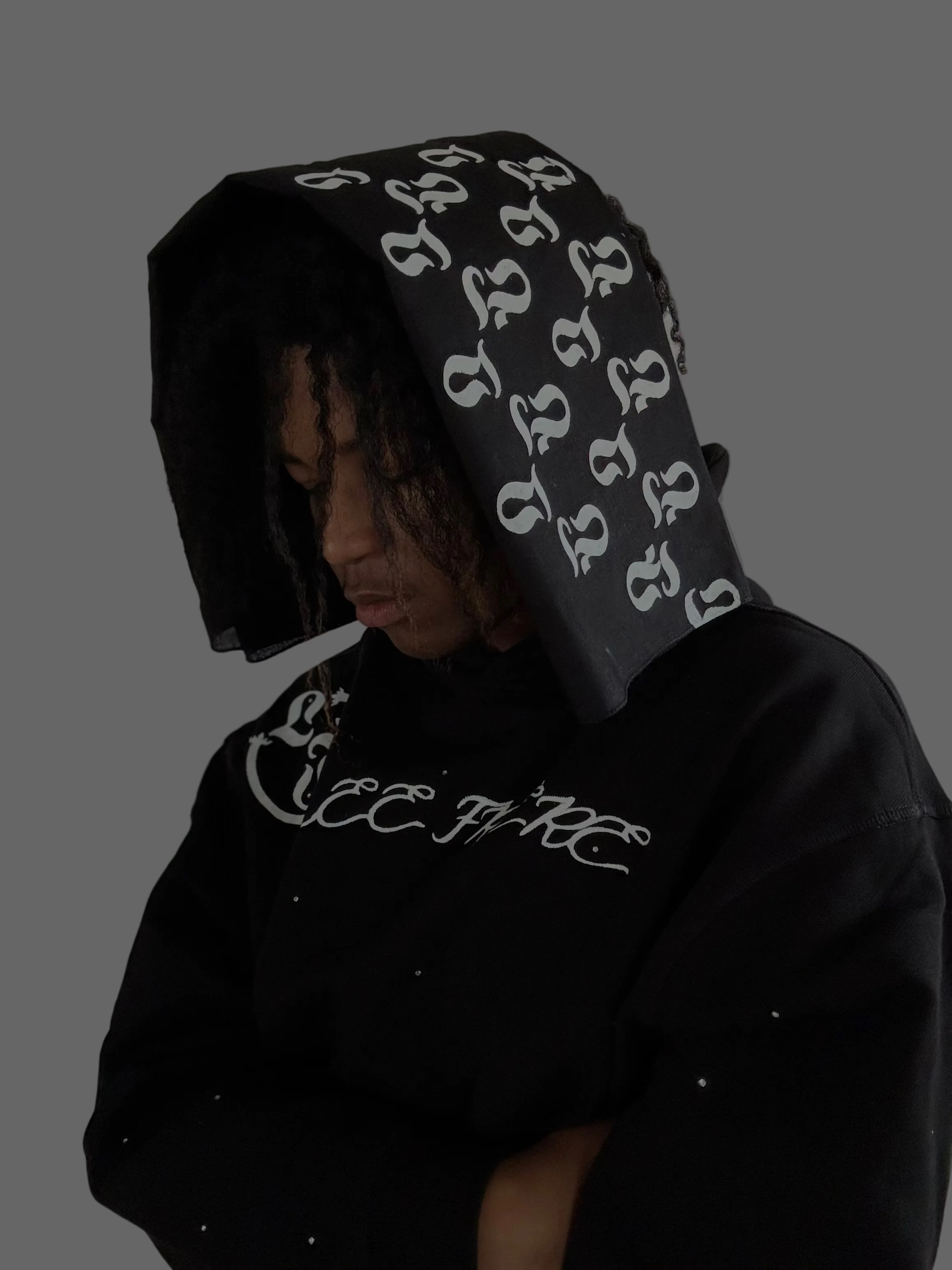 LEE FRÈRE MIDNIGHT Crystal Hoodie